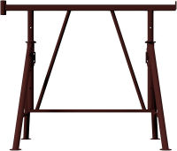 (obrázek pro) Výškově nastavitelná stavební koza Compact S 1200 V1, lak