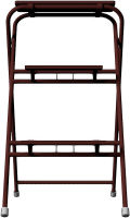 (obrázek pro) Skládací trubkový stupínek, 3 stupně, š. 60 cm, lakovaný