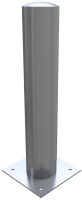 (obrázek pro) Sloupek 193 mm, v. 100 cm, na patku, pozink
