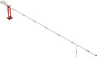 (obrázek pro) Závora s protizávažím T, průjezd 700 cm, výška 95 cm, pro visací zámek