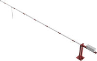 (obrázek pro) Závora s protizávažím T, průjezd 700 cm, výška 95 cm, cyl. zámek