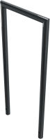 (obrázek pro) Opěrná hrazda z trubky pr. 48 mm, 50x90 cm, do betonu, lak