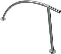 (obrázek pro) Nerezový opěrný oblouk na kola pr. 48 mm, 140x85 cm, na patky