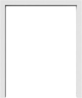 (obrázek pro) Opěrná hrazda na kola 60x60 mm, 100x120 cm, do betonu, pozink