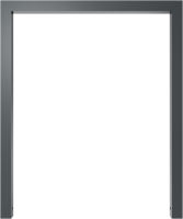(obrázek pro) Opěrná hrazda na kola 60x60 mm, 100x120 cm, do betonu, lak