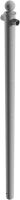 Středový sloupek pro 1 příčku s kulatou hlavicí, pr. 60 mm, d. 150 cm, pozink