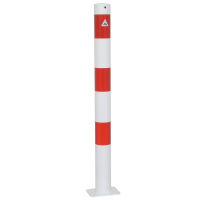 (obrázek pro) Ocelový sloupek pr. 76 mm, v. 140 cm, na patku, pozink, 2 očka