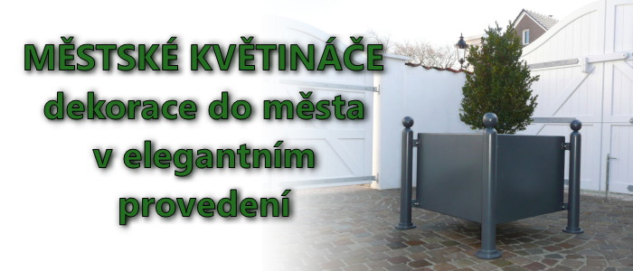 Městské velkoobjemové květináče