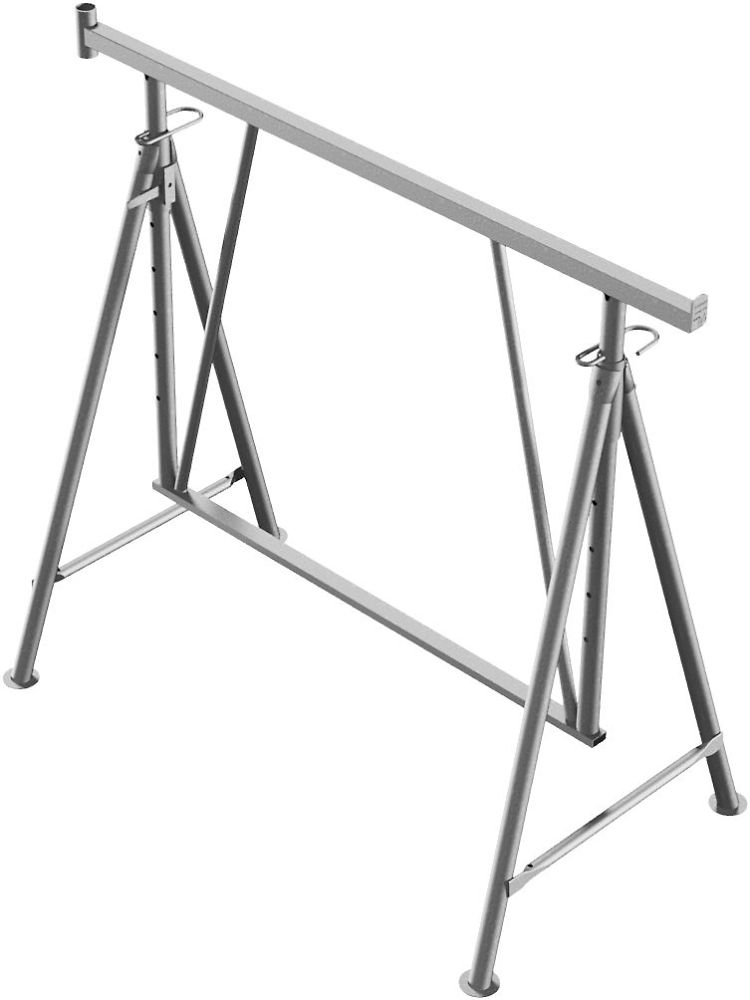 (obrázek pro) Výškově nastavitelná stavební koza Compact S 1500, zinek