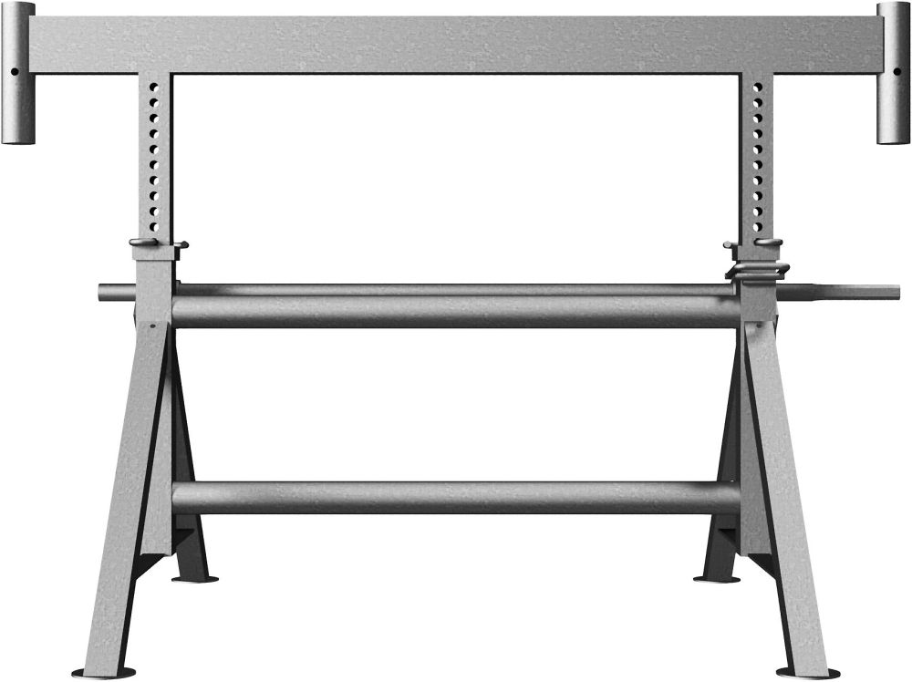(obrázek pro) Klikou nastavitelná stavební koza K1200, š 120 cm, V1, zinkovaná