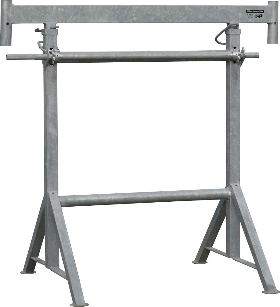 (obrázek pro) Klikou nastavitelná stavební koza K1200, š 120 cm, V1, zinkovaná