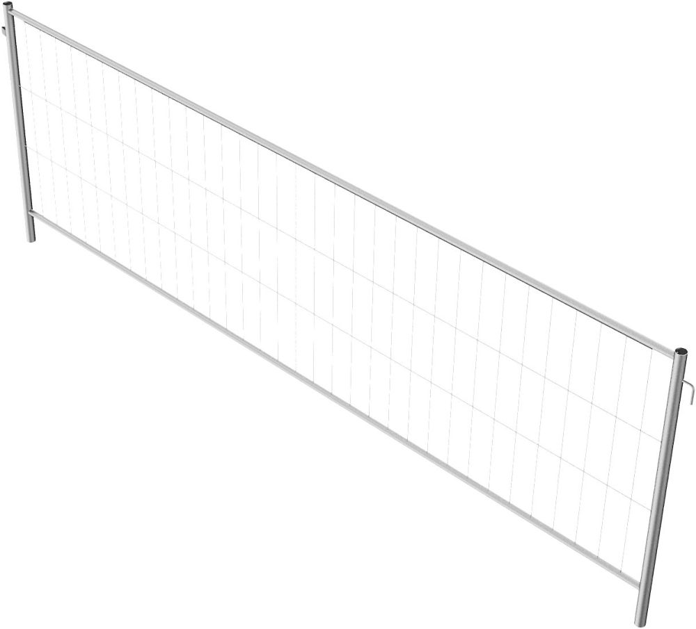 (obrázek pro) Mobilní oplocení Profi, základní díl s háky a oky, 300x120 cm
