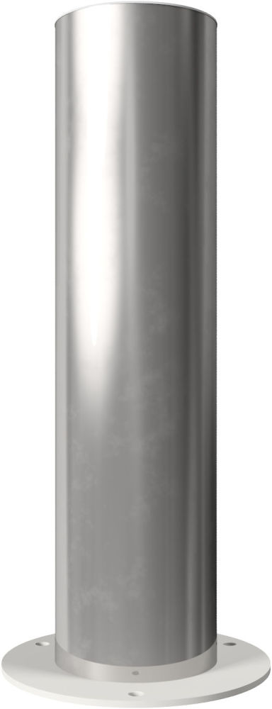 (obrázek pro) Nerezový patník 154 mm,na patky, v. 60 cm
