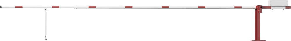 (obrázek pro) Závora s protizávažím T, průjezd 700 cm, výška 95 cm, cyl. zámek