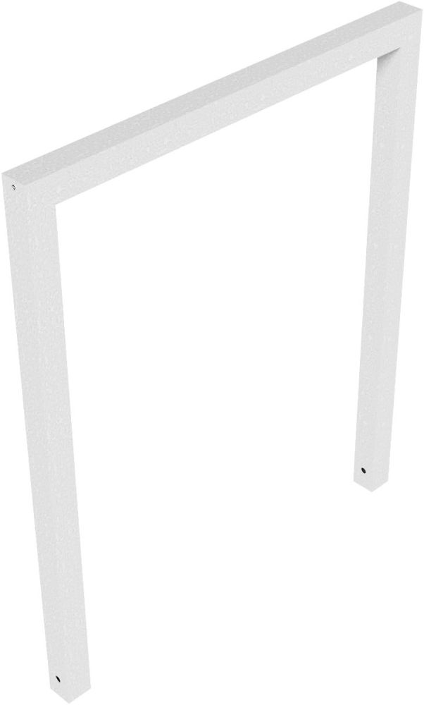 (obrázek pro) Opěrná hrazda na kola 60x60 mm, 100x120 cm, do betonu, pozink
