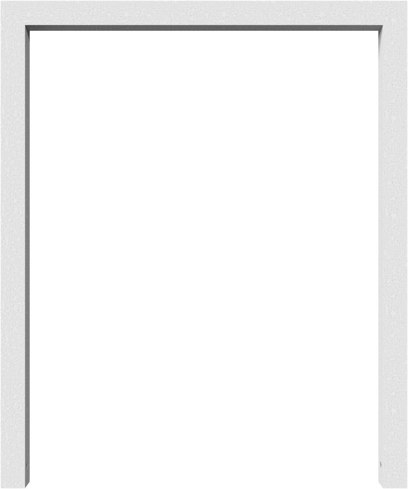 (obrázek pro) Opěrná hrazda na kola 60x60 mm, 100x120 cm, do betonu, pozink