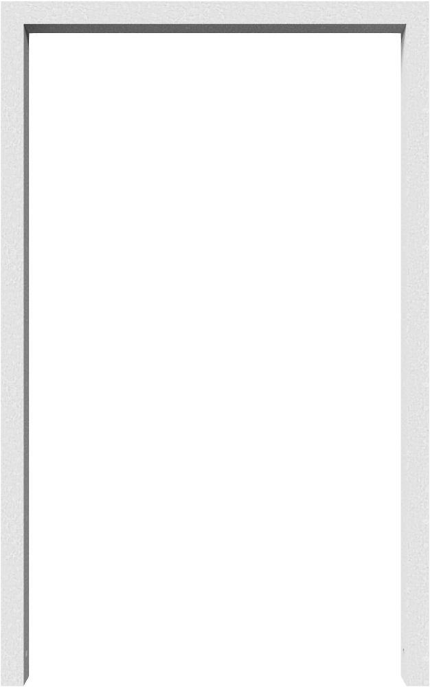 (obrázek pro) Opěrná hrazda na kola 60x40 mm, 75x120 cm, do betonu, pozink