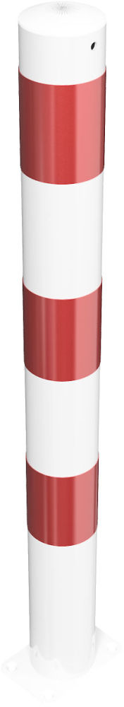 (obrázek pro) Ocelový sloupek pr. 89 mm, v. 90 cm, na patku, lak