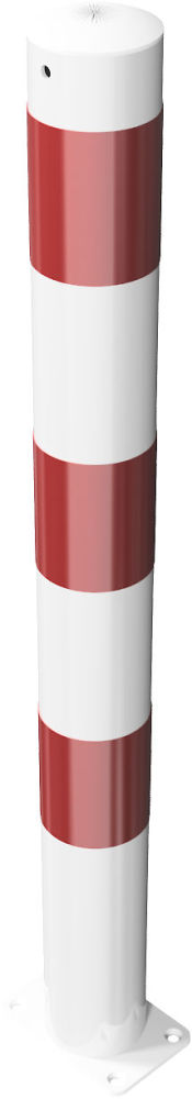 (obrázek pro) Ocelový sloupek pr. 89 mm, v. 90 cm, na patku, lak