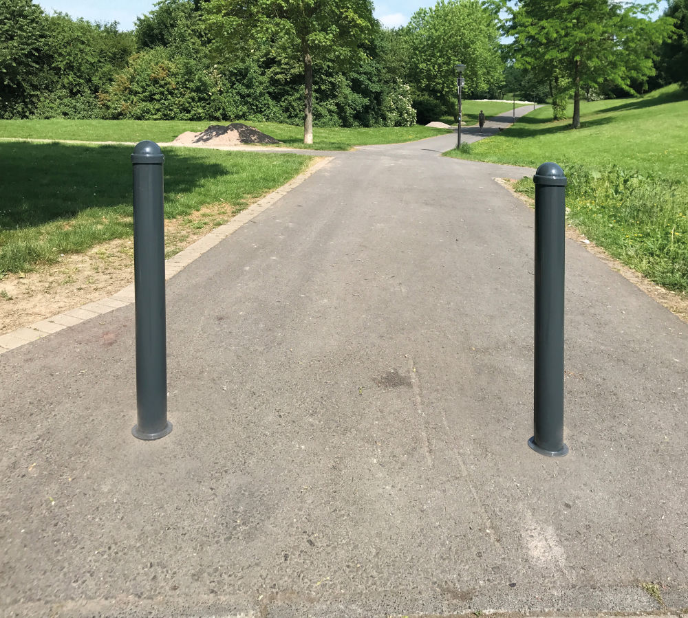 (obrázek pro) ALU ZK sloupek pr. 102 mm, v. 95 cm, do betonu, lak