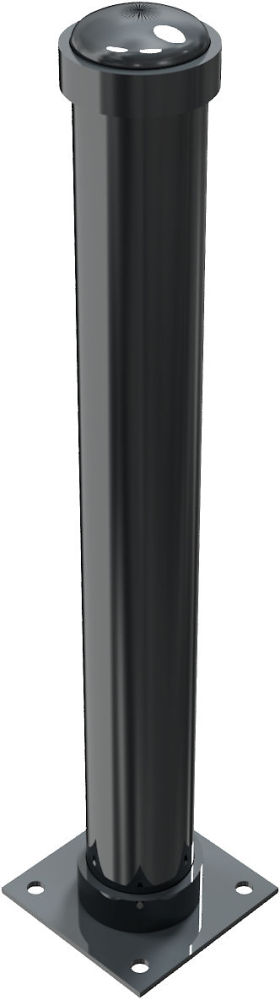 (obrázek pro) ZK sloupek pr. 108 mm, v. 95 cm, na patku, lak