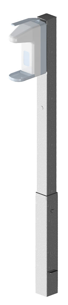 (obrázek pro) Bezdotykový dávkovač dezinfekce, výsuvný s pouzdrem, senzor, v. 95 cm