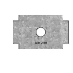 Fixační hlava na lešení, 4 trny, pro trubku pr. 38 mm