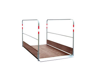 (obrázek pro) Dřevěná lávka přes výkop 150x270 cm, nosnost 150 kg/m2