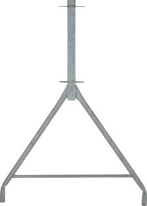 (obrázek pro) Stojan pro závory s přírubami, výška 110 cm