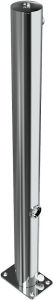 (obrázek pro) Nerezový sklopný sloupek 76 mm bez ozdoby, v. 90 cm, na patku, trojhranný klíč